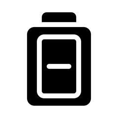 battery glyph icon