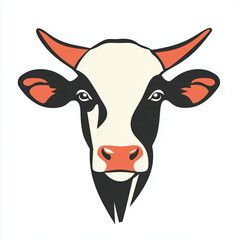 Obraz premium cow's head