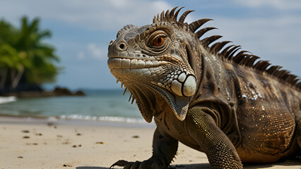 island land iguana