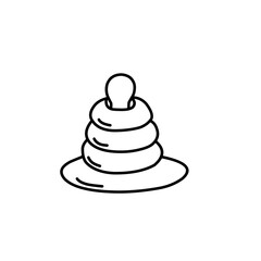 kid toy line icon