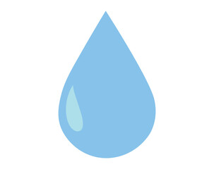 flat water drop icon 