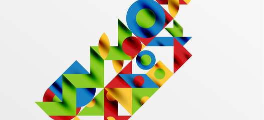 Geometric neo patterns. Abstract background for covers, banners, flyers and posters and other templates