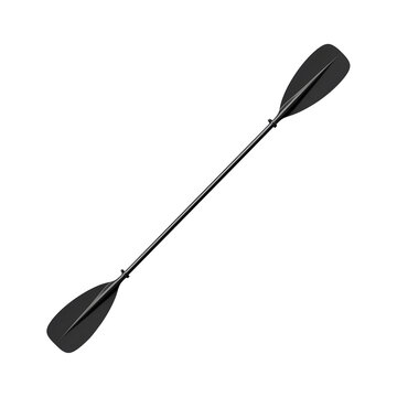 isolated oar paddle surf against transparent or white background