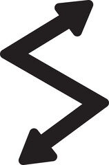 Zigzag Arrow Icon
