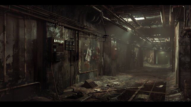 Futuristic Underground Facility