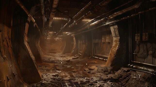 Futuristic Underground Facility