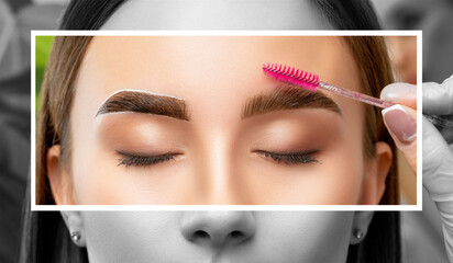 The make-up artist does Long-lasting styling of the eyebrows and will color the eyebrows. Eyebrow...