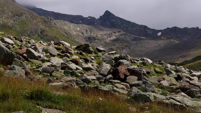the siegerland mountain hut in tirol uastria 4k 25fps video