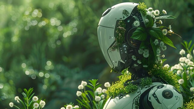 Artificial intelligence technology green low-carbon robot