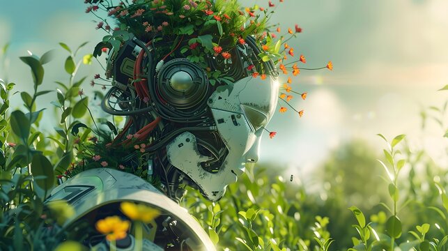 Artificial intelligence technology green low-carbon robot