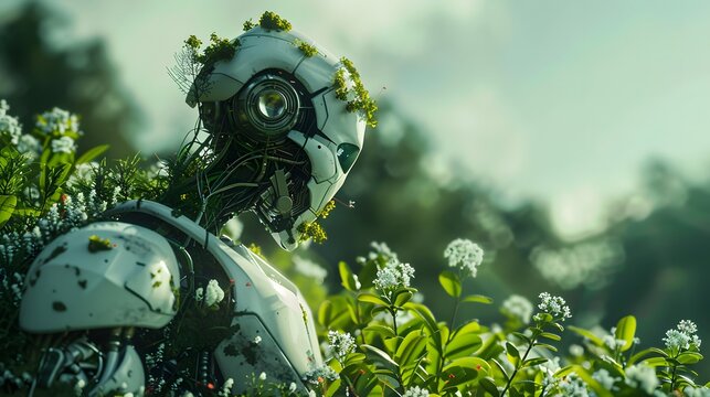 Artificial intelligence technology green low-carbon robot