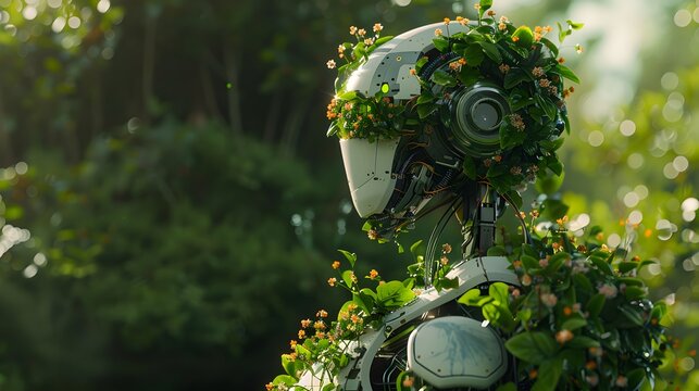 Artificial intelligence technology green low-carbon robot