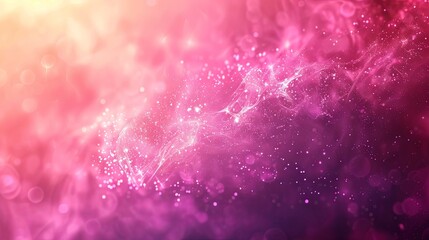 Vibrant pink gradient with copy space image for abstract background or wallpaper, featuring a light multicolored concept and a blurred effect 