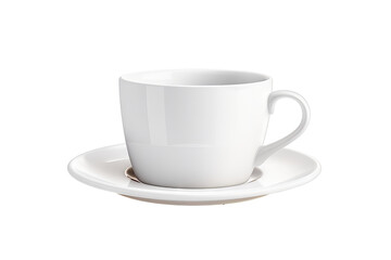 Obraz premium High-quality PNG cup isolated on transparent background, ideal for beverage designs, culinary illustrations, and digital projects requiring realistic kitchenware elements