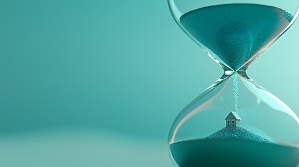 Time and money accumulate wealth small house