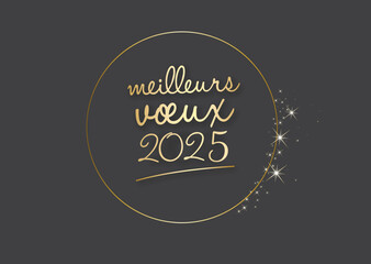Carte meilleurs vœux 2025