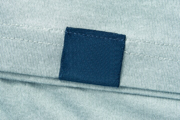 Blank clothes label