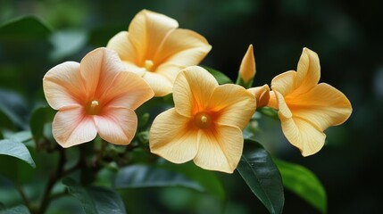 Fototapeta premium Closeup of Delicate Yellow Flowers
