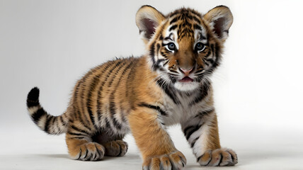 Obraz premium tiger kitten