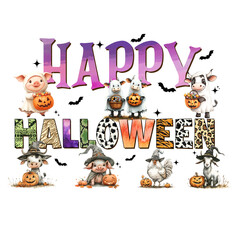 Fototapeta premium Halloween Farm Sublimation