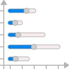 Fototapeta premium Infographic Bar Chart