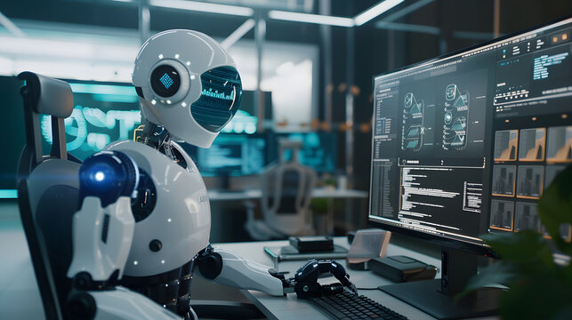 Artificial intelligence robot office work