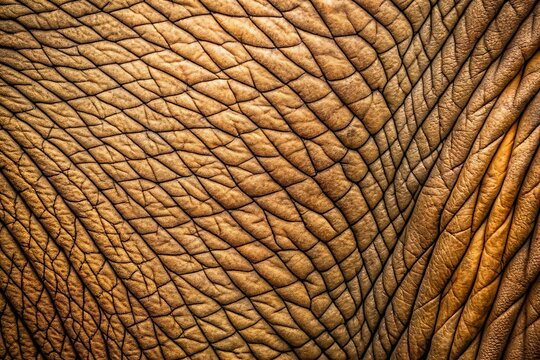  Closeup of elephant skin texture in natural light