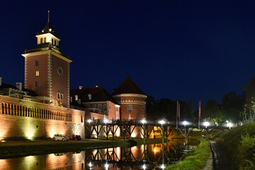 The Castle of the Warmian Bishops in Lidzbark Warmiński, Poland