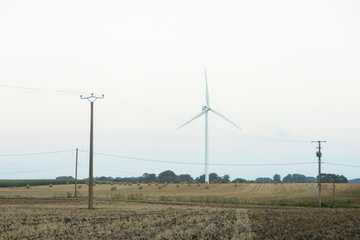wind turbines farm, wind power generation equipment, clean energy, renewable energy