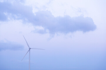 wind turbines farm, wind power generation equipment, clean energy, renewable energy
