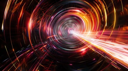 Fototapeta premium Abstract Speed Tunnel