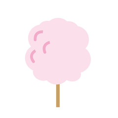 かわいいピンク色の綿飴