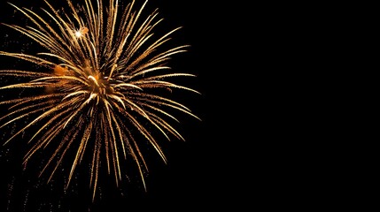 Obraz premium Fireworks Display Against Night Sky