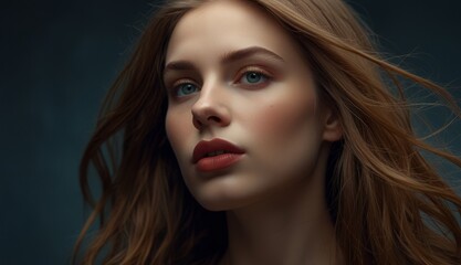 Naklejka premium Stunning Portrait of a Woman