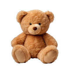 Fototapeta premium Stuffed Animal Toy Isolated on a Transparent Background