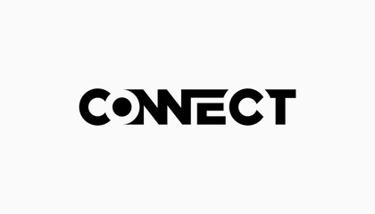 connect connections logo template vector illustration icon element