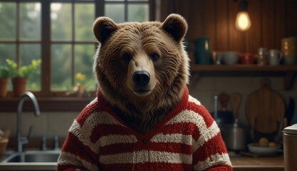 Cozy Bear in a Sweater