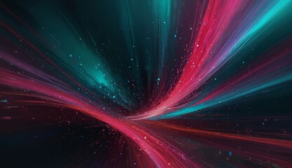 Obraz premium Vibrant Abstract Light Trails