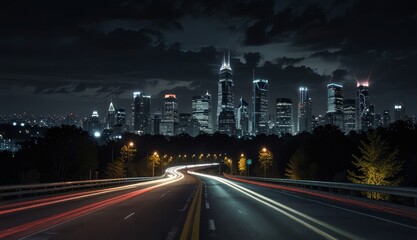 City Skyline at Night