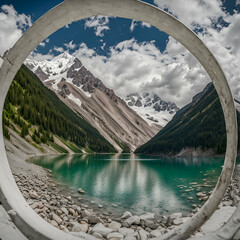 lake in the mountains
