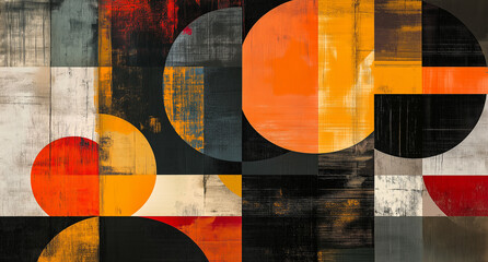 Elevate your interior with this modern abstract art wallpaper.