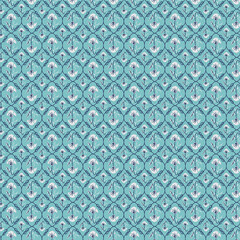 Seamless vintage floral damask pattern vector design with ornamental texture for textile or wallpaper