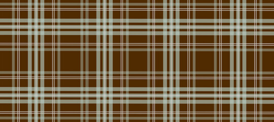 Brown and blue plaid fabric texture background