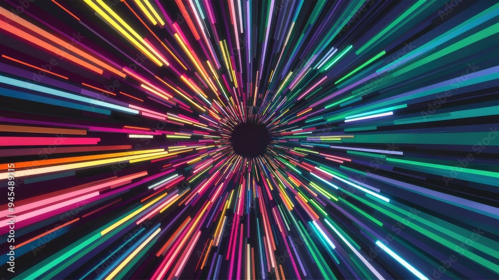 Poster vibrant multicolor gradient with blurred diagonal lines for dynamic motionxiao guo