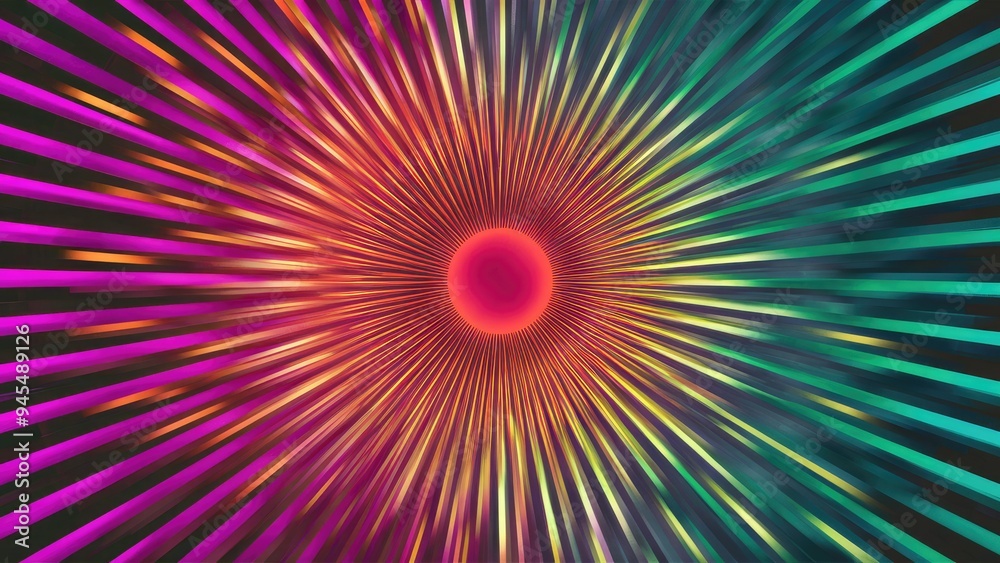 Poster vibrant multicolor gradient with blurred diagonal lines for dynamic motionxiao guo