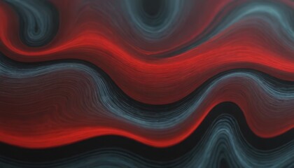 Abstract red and blue wavy lines background.