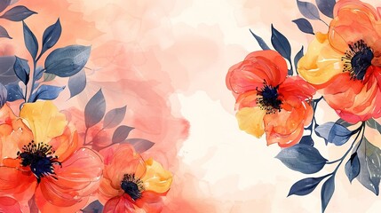 Stunning Ink Flower Background: A Graceful and Artistic Visual Delight. Showcasing the Beauty of Traditional Ink Art.