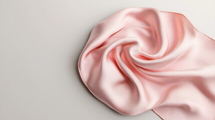 Pink Silk Fabric.