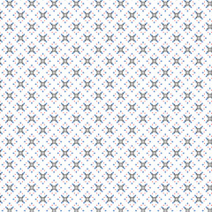 Seamless geometric vector pattern with a blue diamond mosaic design