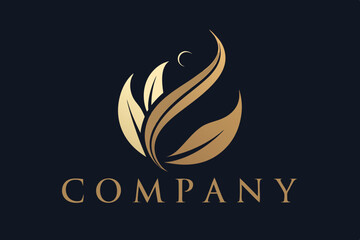 Fototapeta premium An elegant logo for the company with a refined 